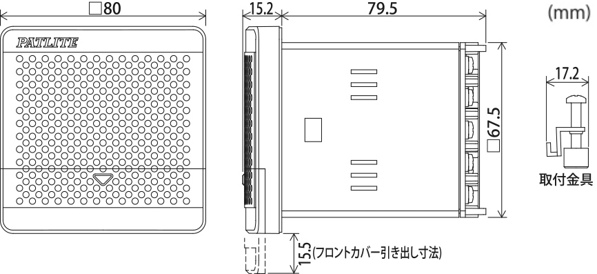 BD-100A：（AC100/220V）盤用電子音報知器 | PATLITE SHOP