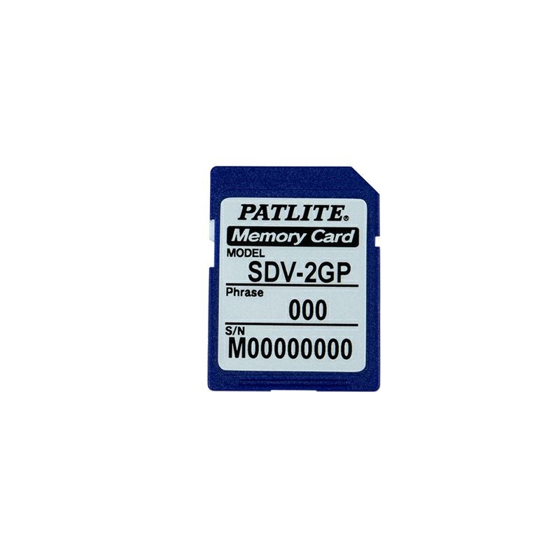 SDV-2GP：SDメモリーカード | PATLITE SHOP