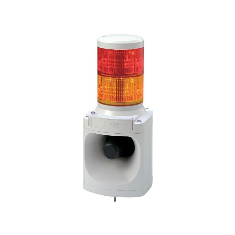 LKEH-20：(AC220V)積層信号灯一体型（2段）電子音警報器 | PATLITE SHOP
